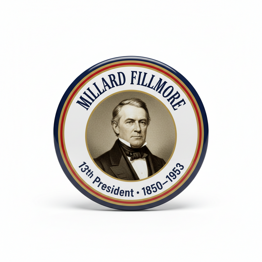 USA President MILLARD FILLMORE 1850-1853 Pinback 2.25-inch
