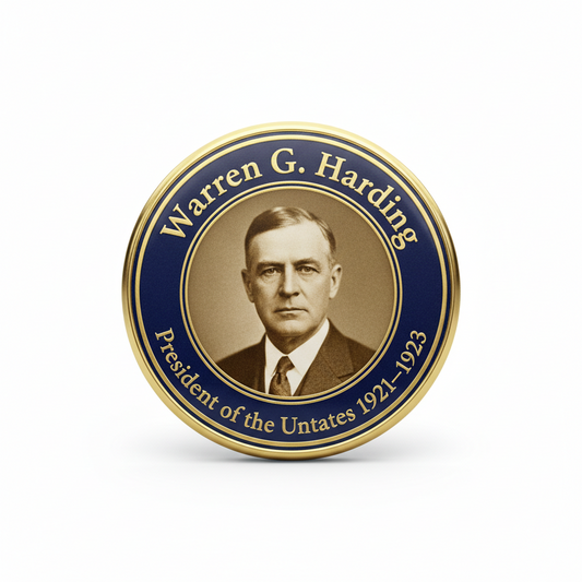 USA President WARREN G. HARDING 1921-1923 Pinback 2.25-inch