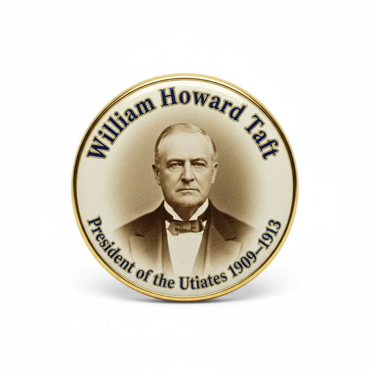 USA President WILLIAM HOWARD TAFT 1909-1913 Pin Button 2.25-inch - mypinbacks.com