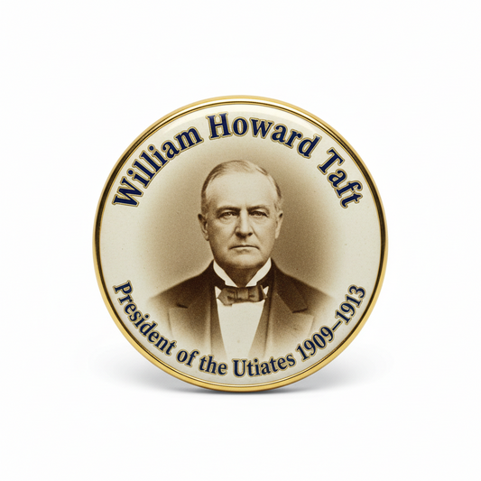 USA President WILLIAM HOWARD TAFT 1909-1913 Pinback 2.25-inch