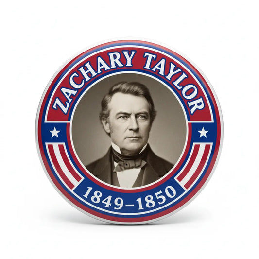 USA President ZACHARY TAYLOR 1849-1850 Pin Button 2.25-inch - mypinbacks.com