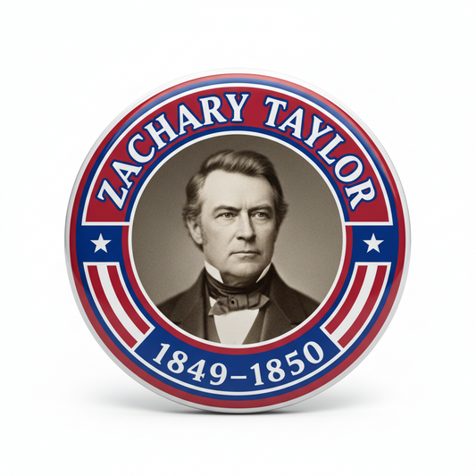 USA President ZACHARY TAYLOR 1849-1850 Pinback 2.25-inch