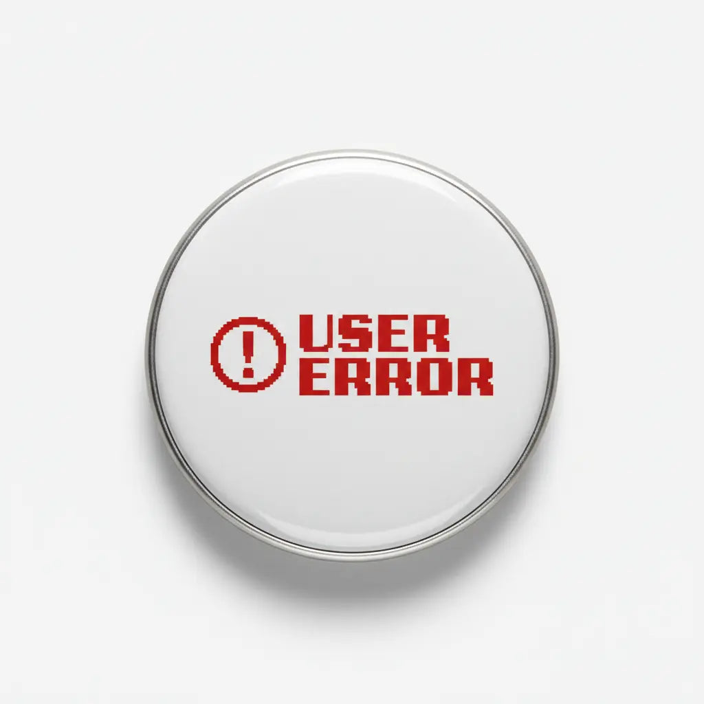 User Error Pinback 2.25-inch