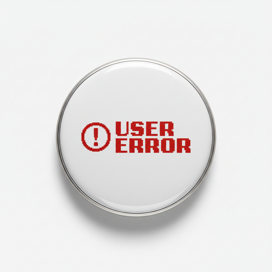 User Error Pinback 2.25-inch
