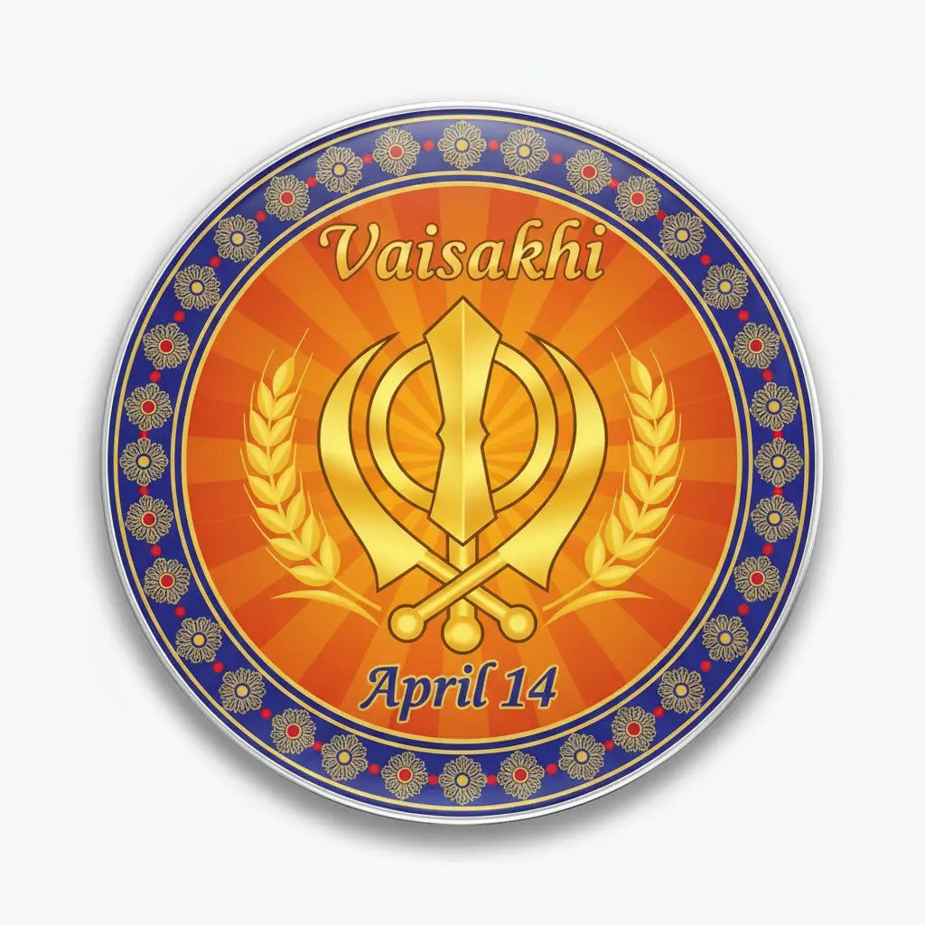 Vaisaskhi (April 14) Pinback 2.25-inch