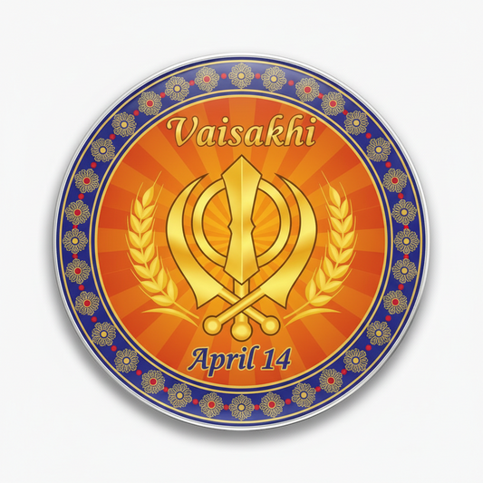 Vaisaskhi (April 14) Pinback 2.25-inch