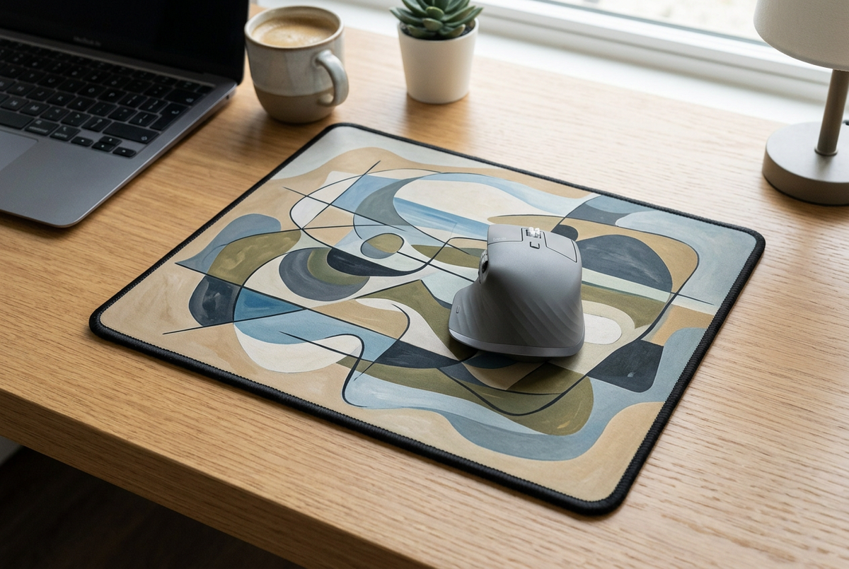 Victor Pasmore Inland Coastal Landscape Mousepad