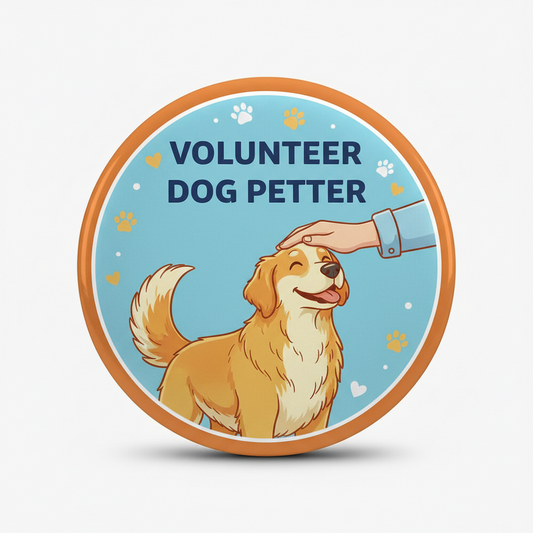 Volunteer Dog Petter Pinback 2.25-inch