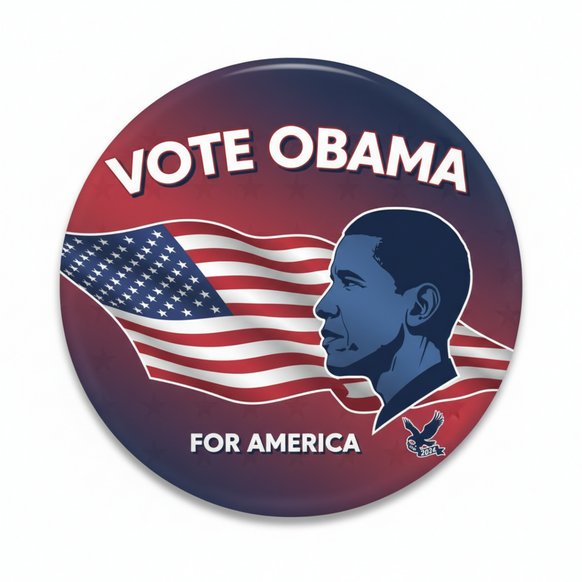Vote Obama for America Pinback 2.25-inch