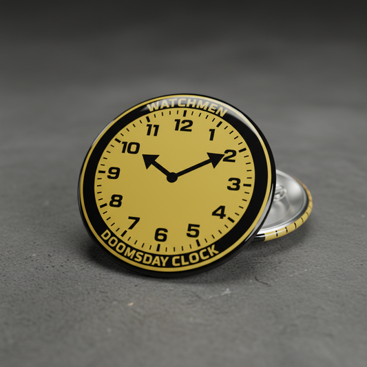 Watchmen Clock Pinback 2.25-inch