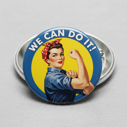 We Can Do It Poster Pinback 2.25-inch