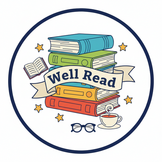 Well Read Bookish Pinback 2.25-inch Mypinbacks.com