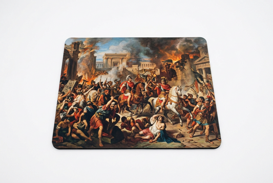 Wilhelm von Kaulbach Titus Destroying Jerusalem Mousepad