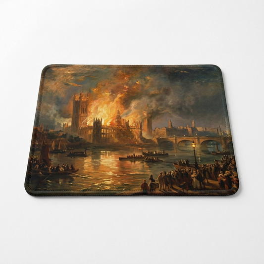 William Turner The Burning of the Houses of Parliament Mousepad