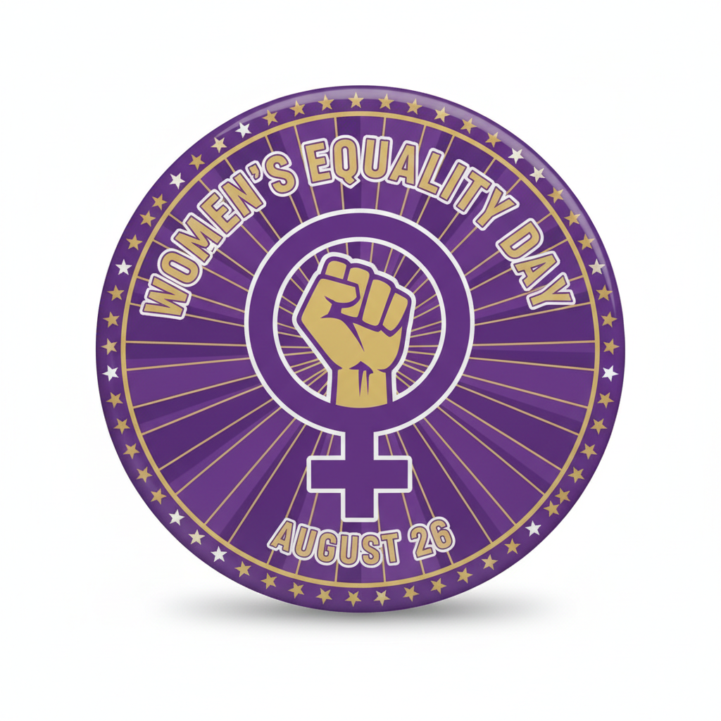 Women's Equality Day (August 26) Pinback 2.25-inch