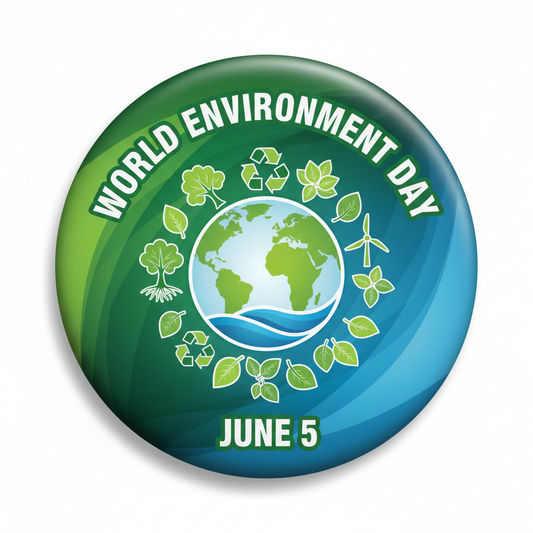 World Environment Day (June 5) Pinback 2.25-inch