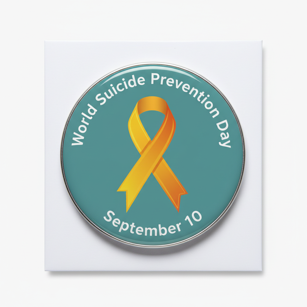 World Suicide Prevention Day (September 10) Pinback 2.25-inch