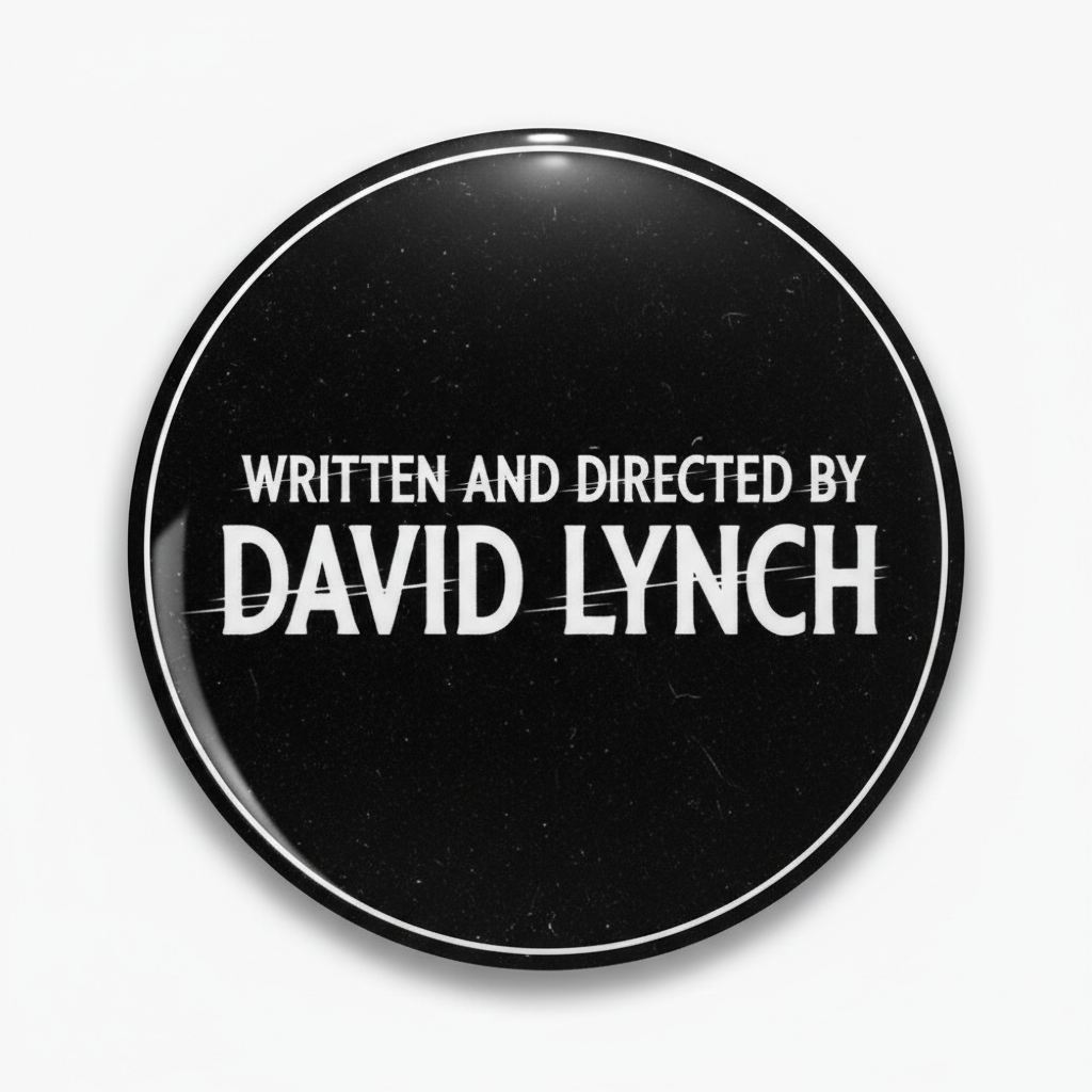 Written and Directed by David Lynch Pinback 2.25-inch