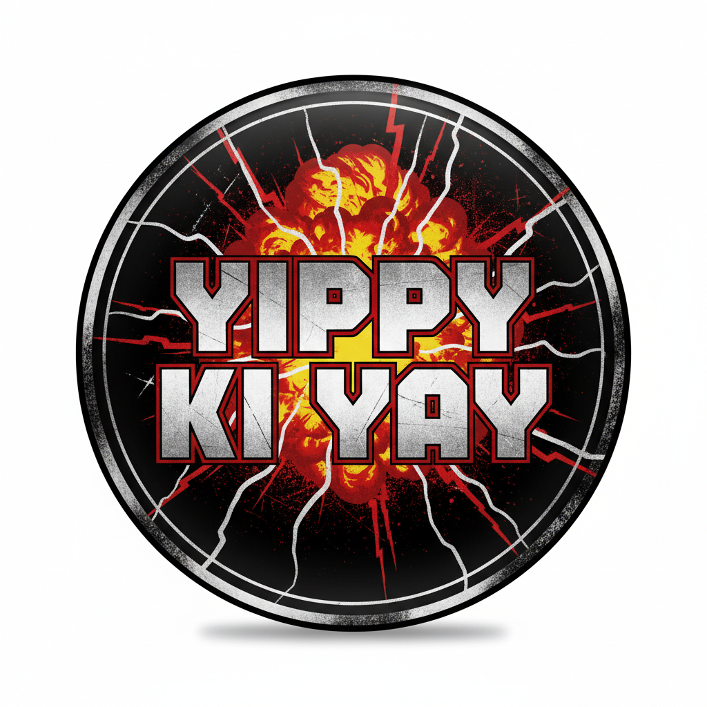 Yippy Ki yay die hard Pinback 2.25-inch