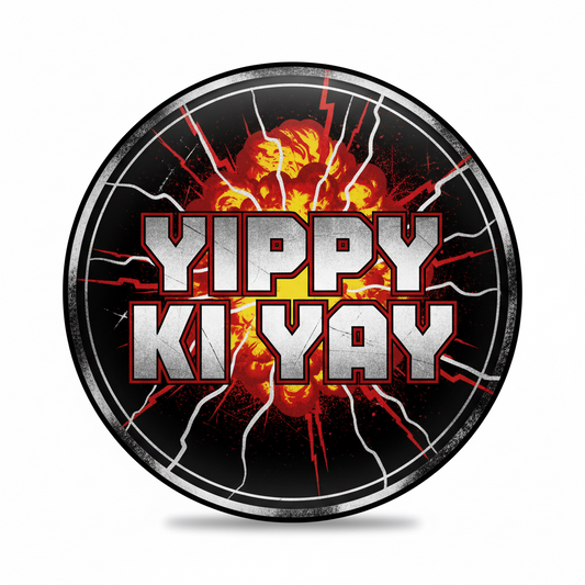 Yippy Ki yay die hard Pinback 2.25-inch
