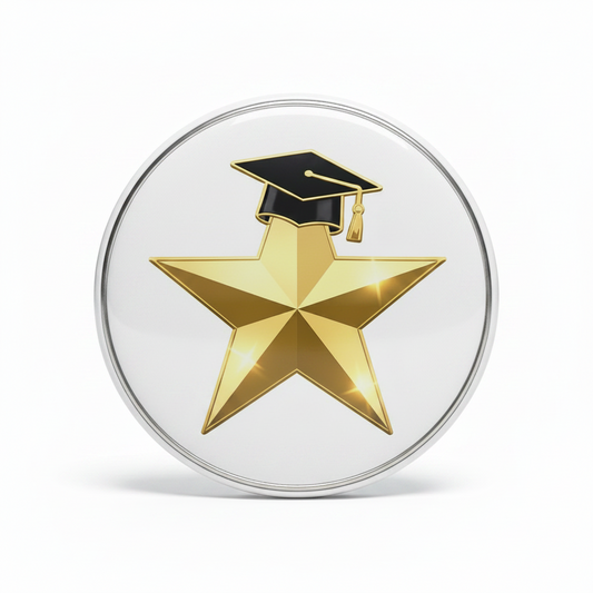 You are a Star on your Graduation Pinback 2.25-inch