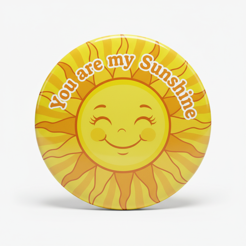 You are my Sunshine Pinback 2.25-inch