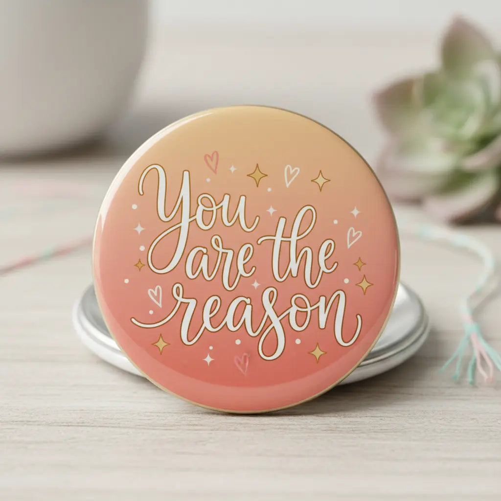 You are the reason Pinback 2.25-inch