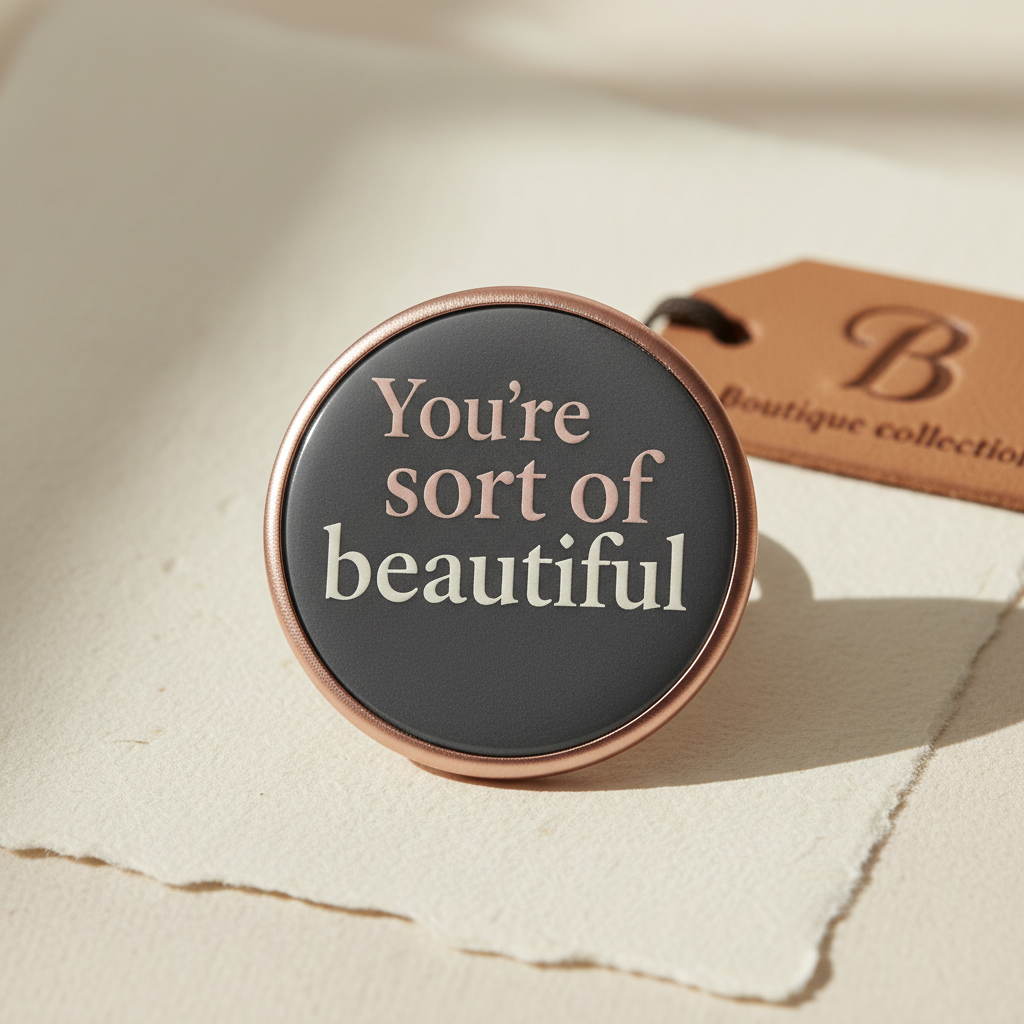 You’re sort of beautiful Pinback 2.25-inch