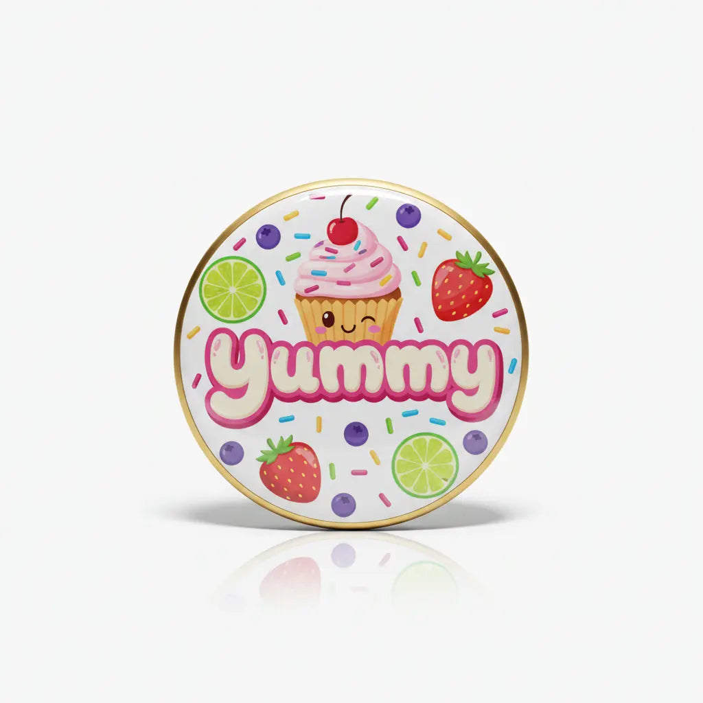 Yummy Pinback 2.25-inch