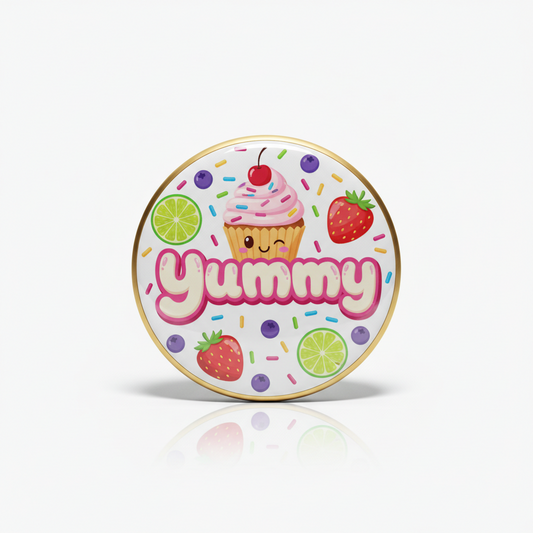 Yummy Pinback 2.25-inch