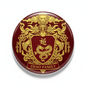 Zhao Family Crest Coat of Arms Pinback 3-inch - My Pinbacks
