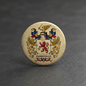 Zimmermann Family Crest Coat of Arms Pinback 3-inch - My Pinbacks