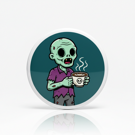 Zombie Coffee Pinback 2.25-inch