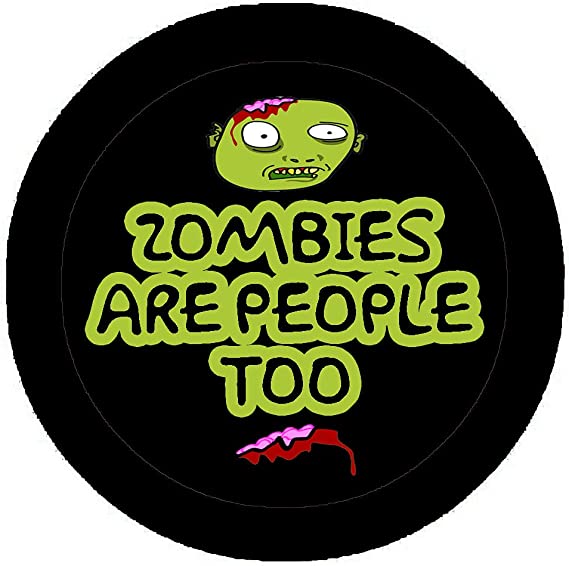 Los zombies también son personas Pinback1.25"