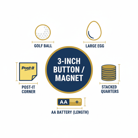 Zwickey Family Crest Coat of Arms Pinback 3-inch - My Pinbacks